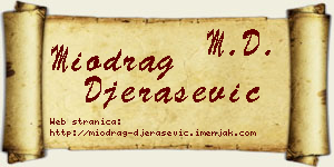 Miodrag Đerašević vizit kartica